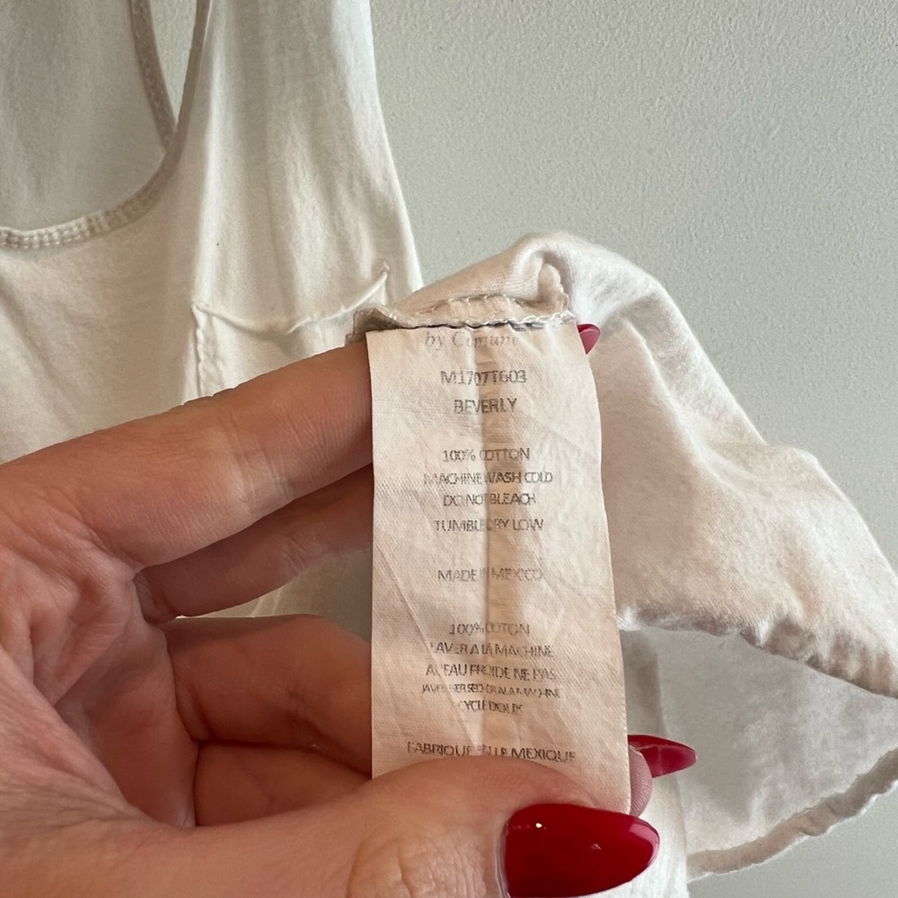 White Racerback Tank - Picture 4 of 4